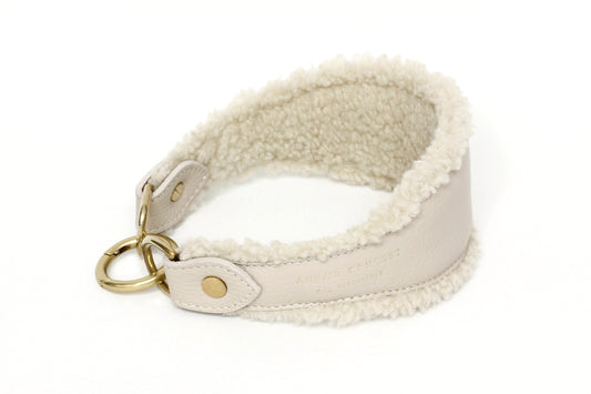 Teddy Collar pale cream